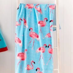 Catherine Lansfield Flamingo Beach Towel 5 Catherine Lansfield Flamingo Beach Towel -Catherine Lansfield 1000125718 alt02