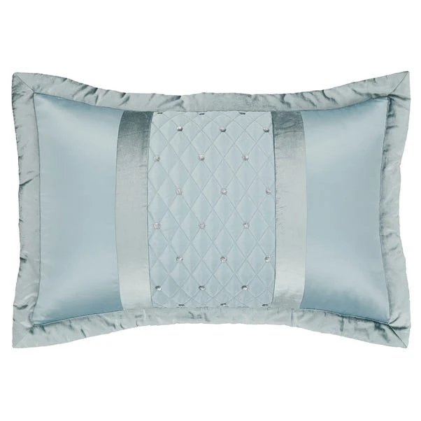 Catherine Lansfield Sequin Cluster Duck-Egg Pair Of Pillow Shams 4 Catherine Lansfield Sequin Cluster Duck-Egg Pair Of Pillow Shams - Image 4