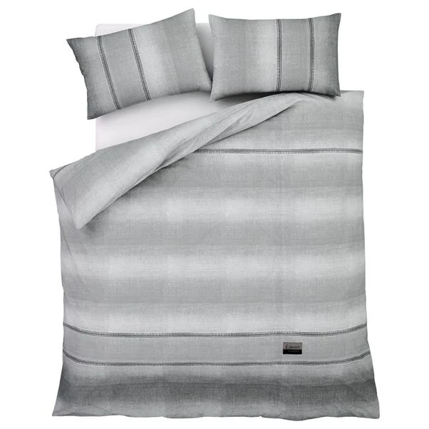 Catherine Lansfield Denim Grey Duvet Cover And Pillowcase Set 3 Catherine Lansfield Denim Grey Duvet Cover And Pillowcase Set - Image 3