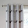 Catherine Lansfield Sequin Cluster Eyelet Curtains