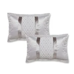 Catherine Lansfield Silver Sequin Cluster Pillow Sham Pair 5 Catherine Lansfield Silver Sequin Cluster Pillow Sham Pair -Catherine Lansfield 30705223 alt02
