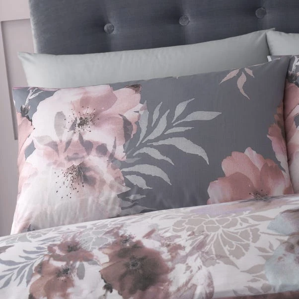 Catherine Lansfield Dramatic Floral Duvet Cover & Pillowcase Set 12 Catherine Lansfield Dramatic Floral Duvet Cover & Pillowcase Set - Image 12