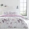 Catherine Lansfield Scatter Butterfly Heather Duvet Cover And Pillowcase Set