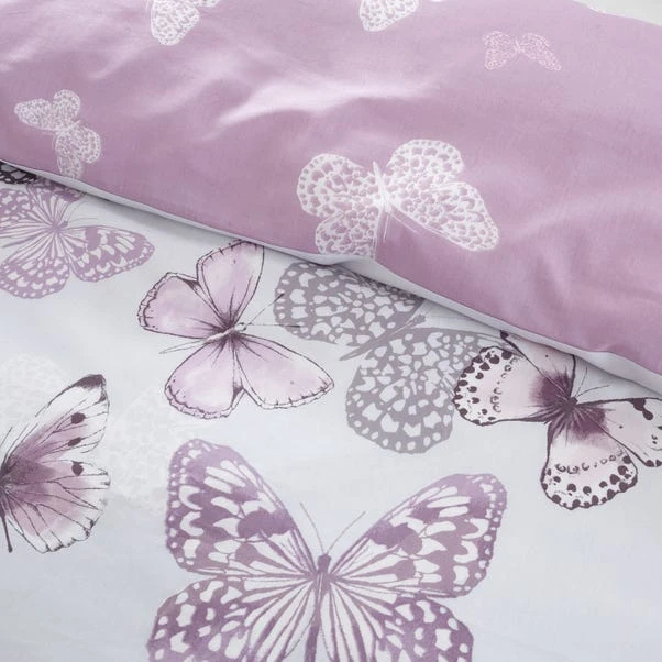 Catherine Lansfield Scatter Butterfly Heather Duvet Cover And Pillowcase Set 16 Catherine Lansfield Scatter Butterfly Heather Duvet Cover And Pillowcase Set - Image 16
