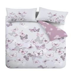 Catherine Lansfield Scatter Butterfly Heather Duvet Cover And Pillowcase Set 34 Catherine Lansfield Scatter Butterfly Heather Duvet Cover And Pillowcase Set -Catherine Lansfield 30757733 alt07