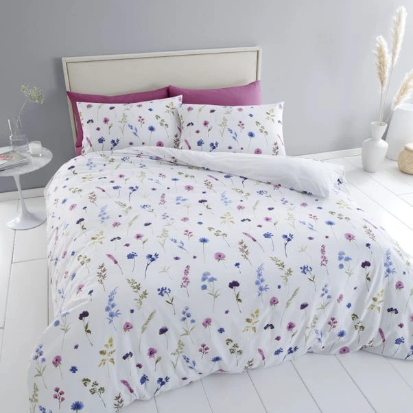 Catherine Lansfield Countryside Floral Reversible Duvet Cover & Pillowcase Set 11 Catherine Lansfield Countryside Floral Reversible Duvet Cover & Pillowcase Set - Image 11