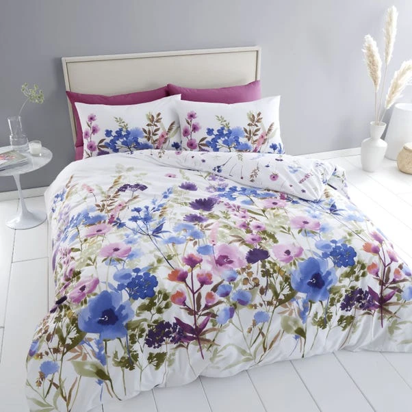 Catherine Lansfield Countryside Floral Reversible Duvet Cover & Pillowcase Set 5 Catherine Lansfield Countryside Floral Reversible Duvet Cover & Pillowcase Set - Image 5