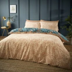 Catherine Lansfield Tropic Tiger Leaf Reversible Green Duvet Cover & Pillowcase Set 14 Catherine Lansfield Tropic Tiger Leaf Reversible Green Duvet Cover & Pillowcase Set -Catherine Lansfield 30867216 alt02