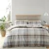 Catherine Lansfield Melrose Tweed Brushed Cotton Duvet Cover & Pillowcase Set