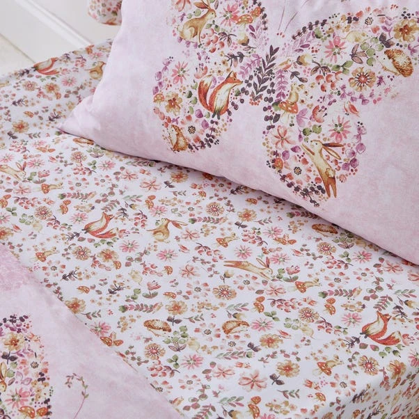 Catherine Lansfield Enchanted Butterfly Fitted Sheet 3 Catherine Lansfield Enchanted Butterfly Fitted Sheet - Image 3