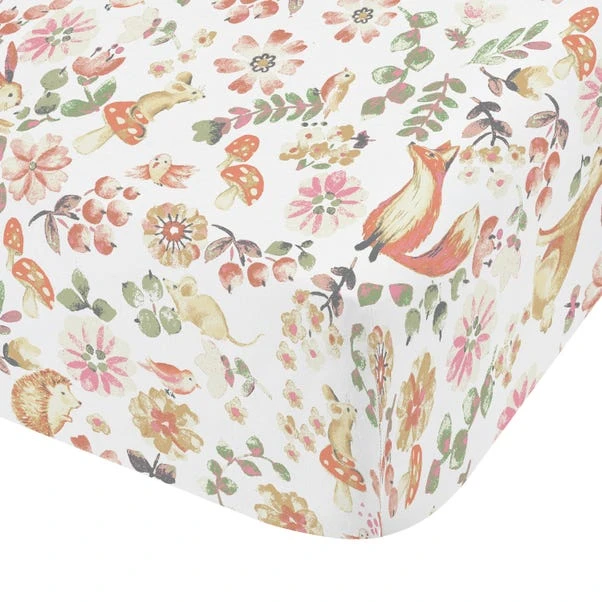 Catherine Lansfield Enchanted Butterfly Fitted Sheet 2 Catherine Lansfield Enchanted Butterfly Fitted Sheet - Image 2