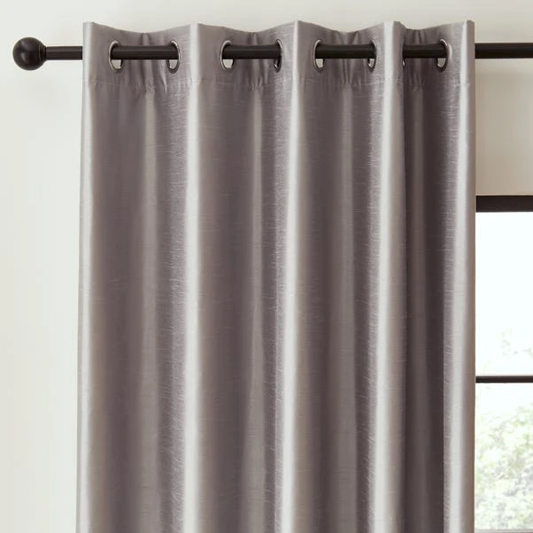 Catherine Lansfield Faux Silk Blackout Thermal Eyelet Curtains 17 Catherine Lansfield Faux Silk Blackout Thermal Eyelet Curtains - Image 17