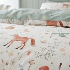 Catherine Lansfield Enchanted Twilight Animals Reversible Duvet Cover & Pillowcase Set -Catherine Lansfield 30892728 alt04