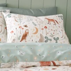 Catherine Lansfield Enchanted Twilight Animals Reversible Duvet Cover & Pillowcase Set -Catherine Lansfield 30892730 alt02