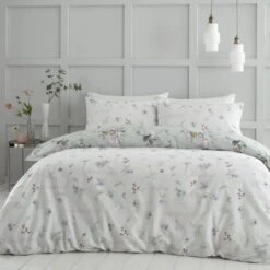 Catherine Lansfield Songbird Reversible Duvet Cover & Pillowcase Set 34 Catherine Lansfield Songbird Reversible Duvet Cover & Pillowcase Set -Catherine Lansfield 30903337 alt02
