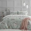 Catherine Lansfield Songbird Reversible Duvet Cover & Pillowcase Set