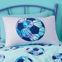 Catherine Lansfield Tie Dye Football Purple Reversible Duvet Cover And Pillowcase Set 17 Catherine Lansfield Tie Dye Football Purple Reversible Duvet Cover And Pillowcase Set -Catherine Lansfield 30913744 alt03