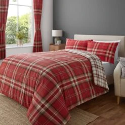 Catherine Lansfield Kelso Check Duvet Cover & Pillowcase Set 27 Catherine Lansfield Kelso Check Duvet Cover & Pillowcase Set -Catherine Lansfield 30918262 alt01