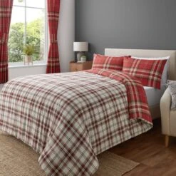 Catherine Lansfield Kelso Check Duvet Cover & Pillowcase Set 29 Catherine Lansfield Kelso Check Duvet Cover & Pillowcase Set -Catherine Lansfield 30918262 alt03