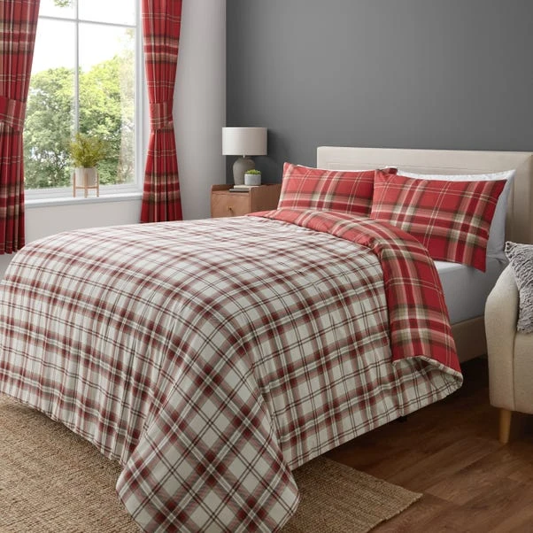 Catherine Lansfield Kelso Check Duvet Cover & Pillowcase Set 10 Catherine Lansfield Kelso Check Duvet Cover & Pillowcase Set - Image 10