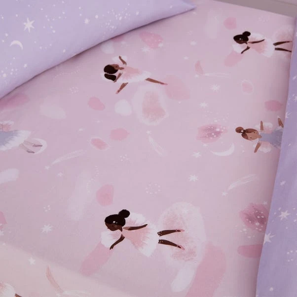 Catherine Lansfield Dancing Fairies Fitted Sheet 8 Catherine Lansfield Dancing Fairies Fitted Sheet - Image 8