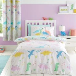 Catherine Lansfield Dinosaur Friends Duvet Cover And Pillowcase Set 24 Catherine Lansfield Dinosaur Friends Duvet Cover And Pillowcase Set -Catherine Lansfield 30931785