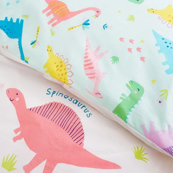 Catherine Lansfield Dinosaur Friends Duvet Cover And Pillowcase Set 10 Catherine Lansfield Dinosaur Friends Duvet Cover And Pillowcase Set - Image 10