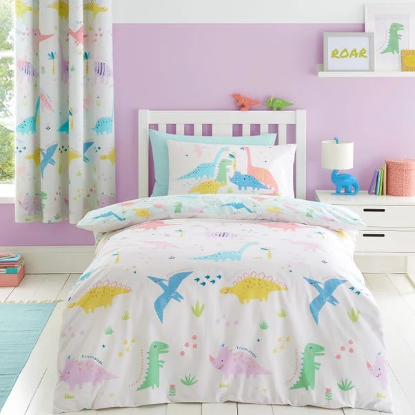 Catherine Lansfield Dinosaur Friends Duvet Cover And Pillowcase Set 1 Catherine Lansfield Dinosaur Friends Duvet Cover And Pillowcase Set