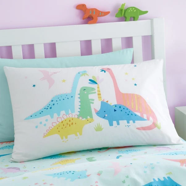 Catherine Lansfield Dinosaur Friends Duvet Cover And Pillowcase Set 2 Catherine Lansfield Dinosaur Friends Duvet Cover And Pillowcase Set - Image 2