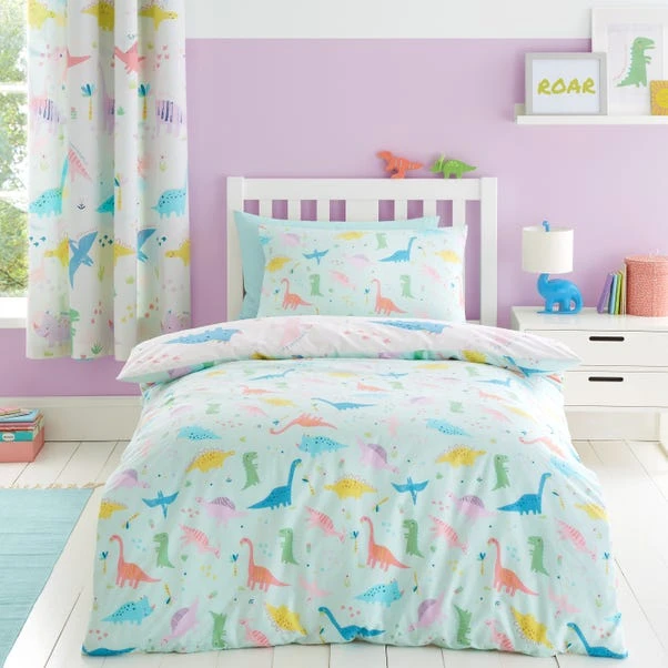 Catherine Lansfield Dinosaur Friends Duvet Cover And Pillowcase Set 3 Catherine Lansfield Dinosaur Friends Duvet Cover And Pillowcase Set - Image 3