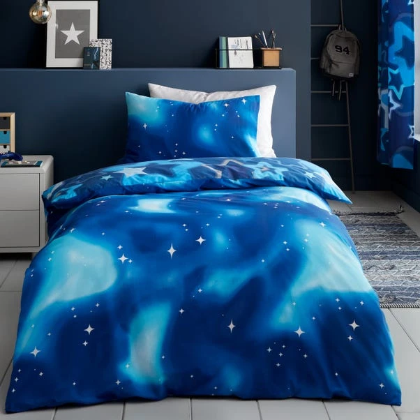 Catherine Lansfield Blue Ombre Stars Duvet Cover And Pillowcase Set 9 Catherine Lansfield Blue Ombre Stars Duvet Cover And Pillowcase Set - Image 9