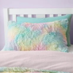 Catherine Lansfield Rainbow Cuddly Duvet Cover And Pillowcase Set 35 Catherine Lansfield Rainbow Cuddly Duvet Cover And Pillowcase Set -Catherine Lansfield 30931925 alt01