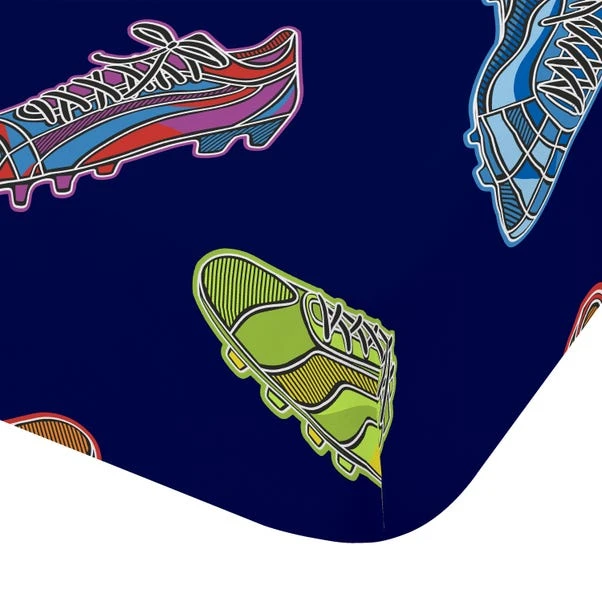 Catherine Lansfield Bright Football Fitted Sheet 6 Catherine Lansfield Bright Football Fitted Sheet - Image 6