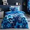 Catherine Lansfield Blue Ombre Stars Duvet Cover And Pillowcase Set