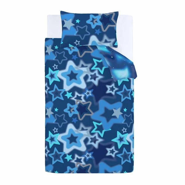 Catherine Lansfield Blue Ombre Stars Duvet Cover And Pillowcase Set 5 Catherine Lansfield Blue Ombre Stars Duvet Cover And Pillowcase Set - Image 5