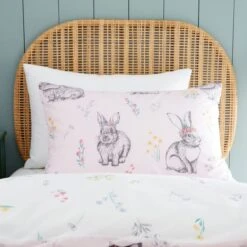 Catherine Lansfield Bunny Tails Ditsy Flowers Duvet Cover And Pillowcase Set 28 Catherine Lansfield Bunny Tails Ditsy Flowers Duvet Cover And Pillowcase Set -Catherine Lansfield 30931968 alt01