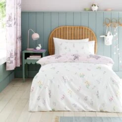 Catherine Lansfield Bunny Tails Ditsy Flowers Duvet Cover And Pillowcase Set 29 Catherine Lansfield Bunny Tails Ditsy Flowers Duvet Cover And Pillowcase Set -Catherine Lansfield 30931968 alt02