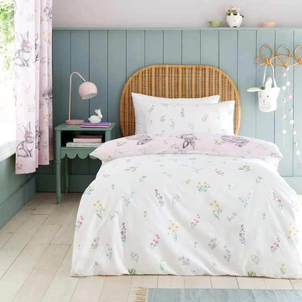 Catherine Lansfield Bunny Tails Ditsy Flowers Duvet Cover And Pillowcase Set 10 Catherine Lansfield Bunny Tails Ditsy Flowers Duvet Cover And Pillowcase Set - Image 10
