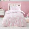 Catherine Lansfield Brushed Hearts Brushed Cotton Duvet Cover And Pillowcase Set