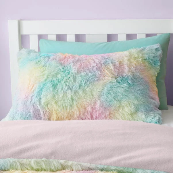 Catherine Lansfield Rainbow Cuddly Duvet Cover And Pillowcase Set 2 Catherine Lansfield Rainbow Cuddly Duvet Cover And Pillowcase Set - Image 2