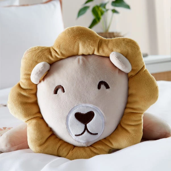 Catherine Lansfield Cuddle Friends Lion Cushion 2 Catherine Lansfield Cuddle Friends Lion Cushion - Image 2