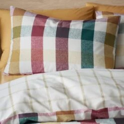 Catherine Lansfield Autumn Check Duvet Cover And Pillowcase Set -Catherine Lansfield 30942804 alt03