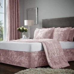 Catherine Lansfield Crushed Velvet Divan Base Bed Wrap -Catherine Lansfield 30956806