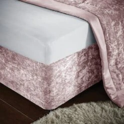 Catherine Lansfield Crushed Velvet Divan Base Bed Wrap -Catherine Lansfield 30956806 alt01