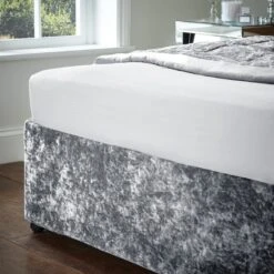 Catherine Lansfield Crushed Velvet Divan Base Bed Wrap -Catherine Lansfield 30956817 alt02
