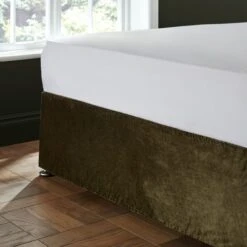 Catherine Lansfield Kingsley Matte Velvet Divan Base Bed Wrap -Catherine Lansfield 30956819