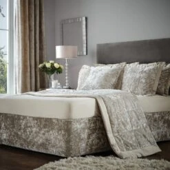Catherine Lansfield Crushed Velvet Divan Base Bed Wrap -Catherine Lansfield 30956820