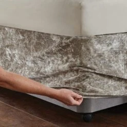 Catherine Lansfield Crushed Velvet Divan Base Bed Wrap -Catherine Lansfield 30956820 alt04