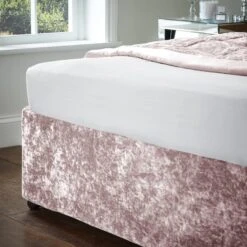 Catherine Lansfield Crushed Velvet Divan Base Bed Wrap -Catherine Lansfield 30956824 alt02