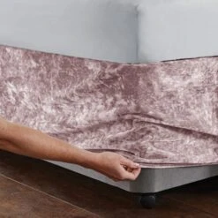 Catherine Lansfield Crushed Velvet Divan Base Bed Wrap -Catherine Lansfield 30956824 alt04